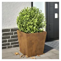 VidaXL Pflanzkübel 40x40x40 cm Wetterfester Stahl