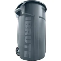 Rubbermaid Brute runde Mehrzwecktonne auf zwei Rä