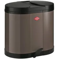 Wesco Ökosammler 170 in der Farbe warmes grau, pulverbeschichtetes