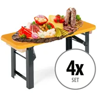 Stagecaptain BB-55 ON Hirschgarten Bierzeltbankerl Orange 4x Set