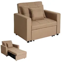 Mendler Schlafsessel HWC-L90, Klappsessel Schlafsofa Gästebett Relaxsessel, Liegefläche 197x103cm