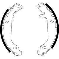 Textar Bremsbackensatz