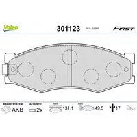 Valeo Bremsbelagsatz, Scheibenbremse