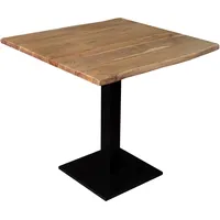 Sam möbel gmbh Bistrotisch Baumkante massiv 80 x 80