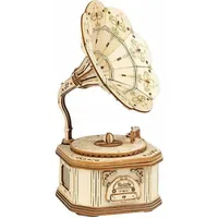ROBOTIME 3D-Grammophon aus Holz 1:1