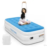 TOUCHXEL Luftmatratze 1 Person, Aufblasbare Luftmatratze Einzelbett mit elektrischer
