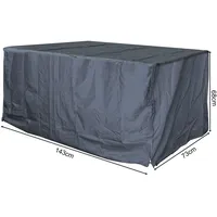 Quick Star Schutzhülle für Kissenbox 140x70x70cm Auflagenbox Gartenbox Truhe