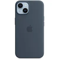 Apple iPhone 14 Silikon Case mit MagSafe - Sturmblau