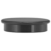 Kompatible Ware Magnete schwarz, Kunststoff Ø 2,4 x 0,63