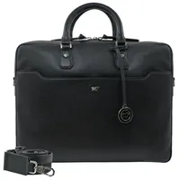 Braun Büffel Hanna Aktentasche Leder 41 cm Laptopfach schwarz