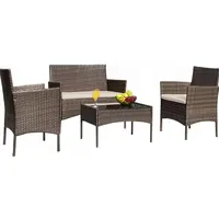 Hti-Living Maceira Set 4-tlg. Braun
