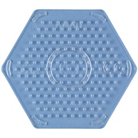 Creativ Company Hama 223 TR Stiftplatte Sechseck transparent