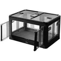 Xcase Faltbare Rollbox mit Deckel und Türen, 85 Liter,