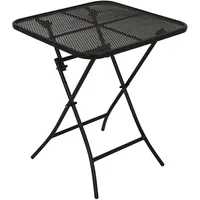 DEGAMO Klapptisch RIVO 60x60cm, Streckmetall eisengrau