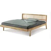 Andas »Hällevik Doppelbett, Massivholzbett, hyggeliger Stil«, massive FSC-zertifizierte Eiche