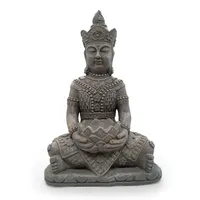 Wall-art K&L Wall Art Buddha Figur Steinoptik Sitzende Buddhastatue