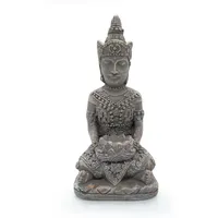 Wall-art K&L Wall Art Buddha Figur Steinoptik Sitzende Buddhastatue