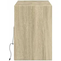 VidaXL TV-Wandschrank mit LED-Beleuchtung Sonoma-Eiche 130x31x45 cm