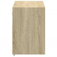 VidaXL TV-Wandschrank mit LED-Beleuchtung Sonoma-Eiche 100x31x45 cm