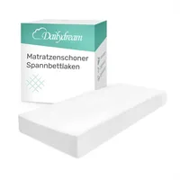 DAILYDREAM Matratzenschoner wasserdicht 180 x 200 cm Weiß