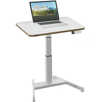 Leitz Ergo Compact Workstation Elektrischer höhenverstellbarer Sitz-/Steh-Schreibtisch weiß 65340001