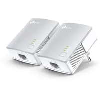 TP-Link Powerline Adapter Set TL-PA4010 KIT(600Mbit/s, 100Mbit/s-Ethernet-LAN, Plug&Play, Kompatibel