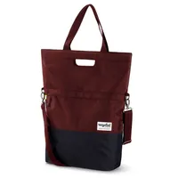 URBAN PROOF Recycled Fahrradtasche 20l - Bordeaux / Black