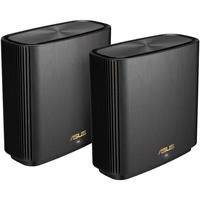 Asus ZenWiFi XT9 AX7800 2er Set Schwarz kombinierbarer Router