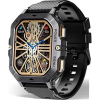 OUKITEL Smartwatch BT101 Schwarz, Smartwatch