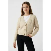 NAME IT Nkfholly BOXY SHORT KNIT CARD Noos Strickjacke