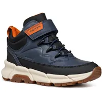 GEOX J FLEXYPER Plus Boy Ankle Boot, Navy/Black, 34