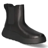 FitFlop Damen Stiefel F-Mode Leather Schwarz