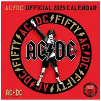 Pyramid europe AC/DC 2025 Broschürenkalender, 30x30cm, Monatskalender für Fans