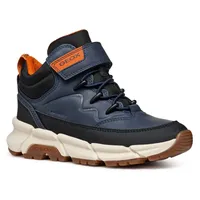 GEOX J FLEXYPER Plus Boy Ankle Boot, Navy/Black, 40