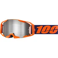 100% Armatic Crossbrille verspiegelt Neon Orange/Lila Silber Verspiegelt