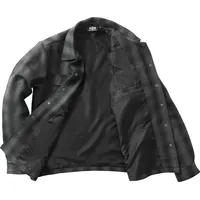 West Coast Choppers Wool Lined Plaid Jacke Schwarz XL