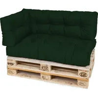 TexDeko Garden Palettenkissen 120x80x18cm wasserabweisend gesteppt Sitzauflage für Europaletten,