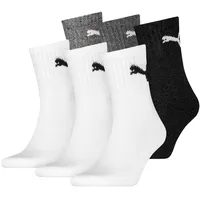 Puma Unisex 6er Pack Stretch WEISS|stahlgrau 47-49