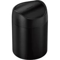 Simplehuman 1,5L Mini-Mülleimer, schwarz