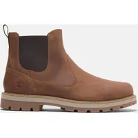 Timberland Mens Mid Chelsea Boot rust full grain 9