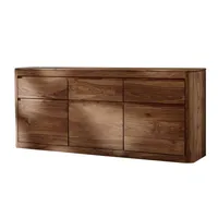 Massivmoebel24 Sideboard Sheesham 185x40x80 smoked cherry gebeizt toronto 101