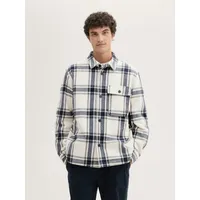 Tom Tailor Denim Winterjacke Kariertes Overshirt beige L