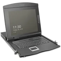 Digitus 19" HD LCD KVM Konsole, 16-Port Cat 5