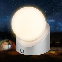 Briloner - Mini LED Tischlampe kabellos IP54 mit Touch,