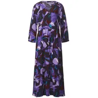 STREET ONE Damen A143755 Midikleid Bedruckt, Lupine Lilac, 36