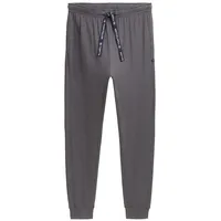 Tom Tailor Herren Pyjama-Hose mit Kordelzug, grau, Meliert, Gr.