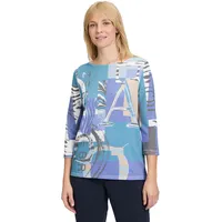 Betty Barclay Sweatshirt mit Rippenstruktur Blue/Petrol,40 | 40