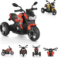 Moni Kinder Elektromotorrad Colombo Scheinwerfer, zwei Motoren, MP3, bis