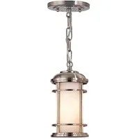 Elstead Lighting Außenleuchte Hängelampe Pendellampe Stahl Edelstahl H 19,6