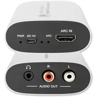 FeinTech VMA00102 HDMI ARC Audio Extractor Adapter für TV
